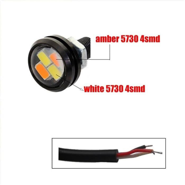 LED MATA ELANG EAGLE EYE 2 WARNA LAMPU SEN DAN SOROT EAGLE EYES