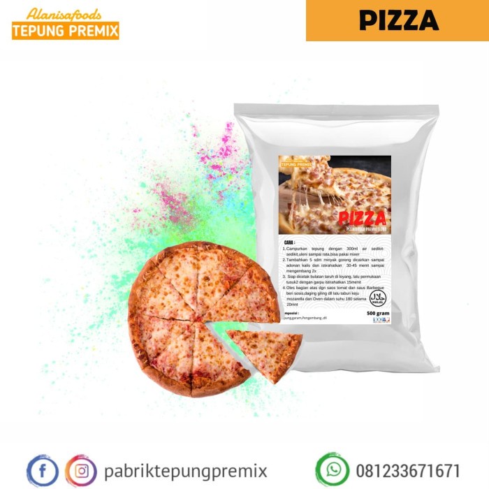 

TERLARIS TEPUNG PIZZA SUPER EMPUK ANTI GAGAL 500GR