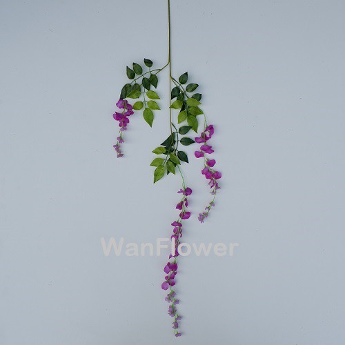 WANFlower Bunga Juntai Wisteria X3K * Magenta (perTangkai) P1,1M