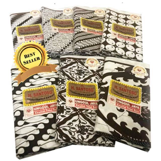 Jarik Batik Putihan H. SANTOSO Kualitas A / Jarik Batik Murah Berkualitas
