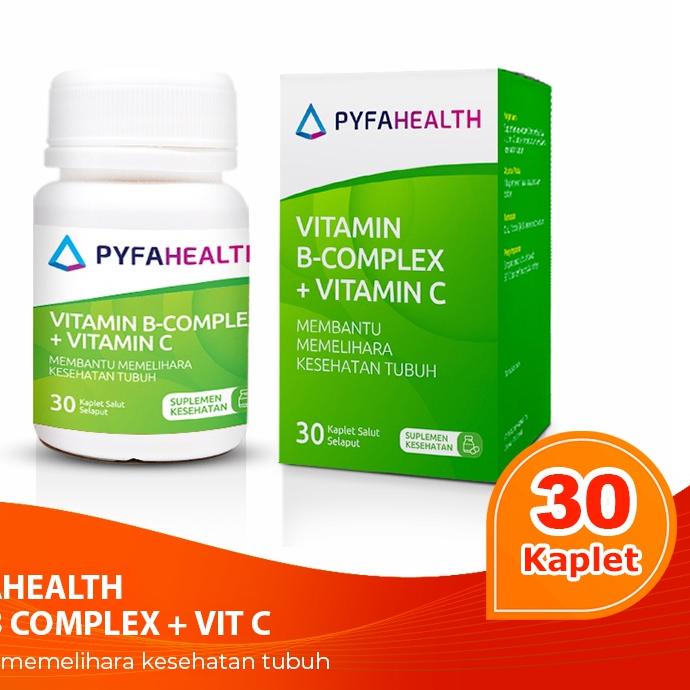 Pyfahealth Vitamin B Complex + Vitamin C Memelihara Kesehatan Tubuh .,