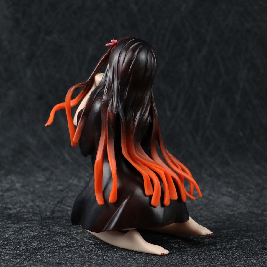 Mainan Action Figure Model Anime Demon Slayer Kimetsu No Yaiba Kamado Nezuko Berlut Bahan PVC Ukuran 12cm