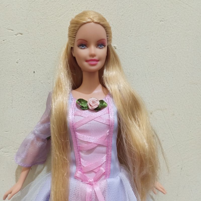 Barbie Rapunzel Movie Doll Mattel Preloved Bekas Second