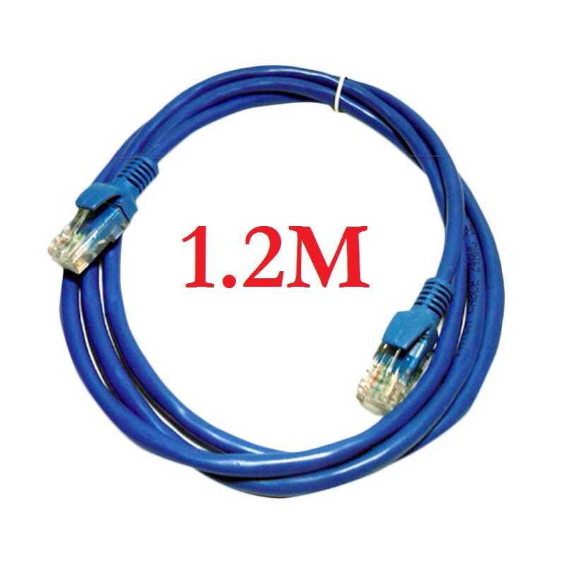 KABEL LAN 1.2 M CAT 5E / KABEL UTP 1.2 METER PABRIKAN Biru