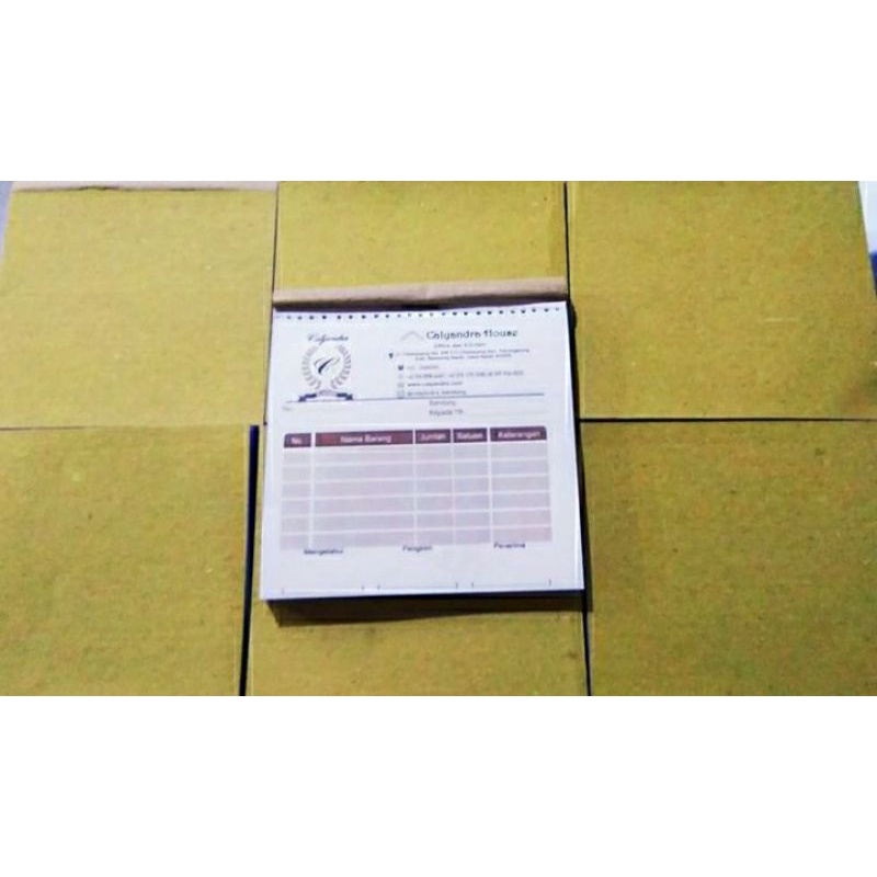 

CETAK NOTA/FAKTUR/SURAT JALAN/RESEP PER 1 RIM