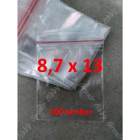 PLASTIK OBAT KLIP 8.7X13 CM PER PAK