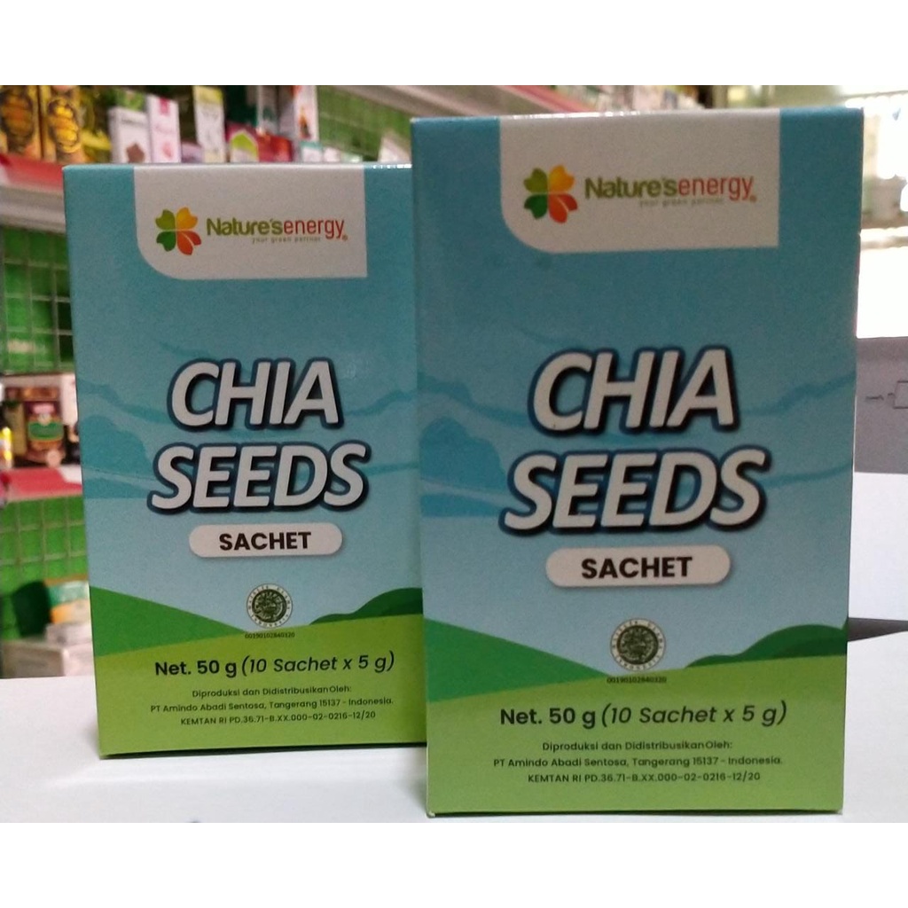 CHIA SEEDS SACHET NATURE'S ENERGY / CHIA SEEDS 10 SACHCET / CHIA SEEDS