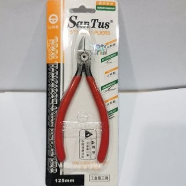 Tang SANTUS ST-105 gerigi ST-503 Lancip bengkok ST-A05V potong ST-515H Lancip ST-505A 5&quot; nipper tool