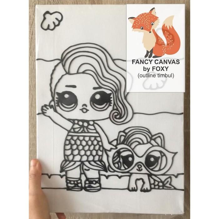 

TERBARU! AKTIVITAS ANAK KANVAS / CANVAS OUTLINE TIMBUL - LOL DOUBLE MERMAID ALAT LUKIS TERMURAH PALING LENGKAP AL5