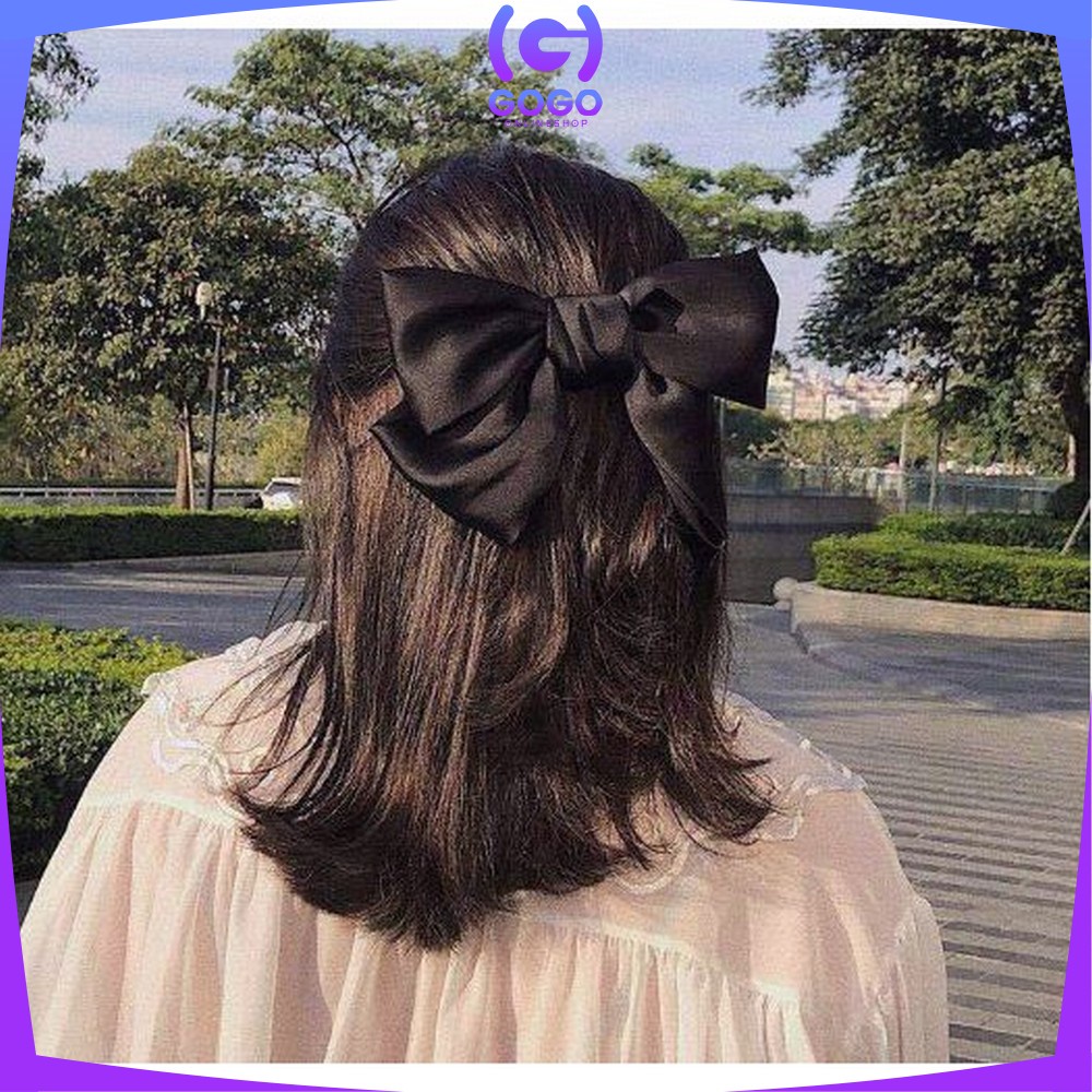 GOGO-C160 Ikat Rambut Pita Besar Kuncir Rambut Hairband Aksesoris Wanita Kunciran Rambut Korea Style