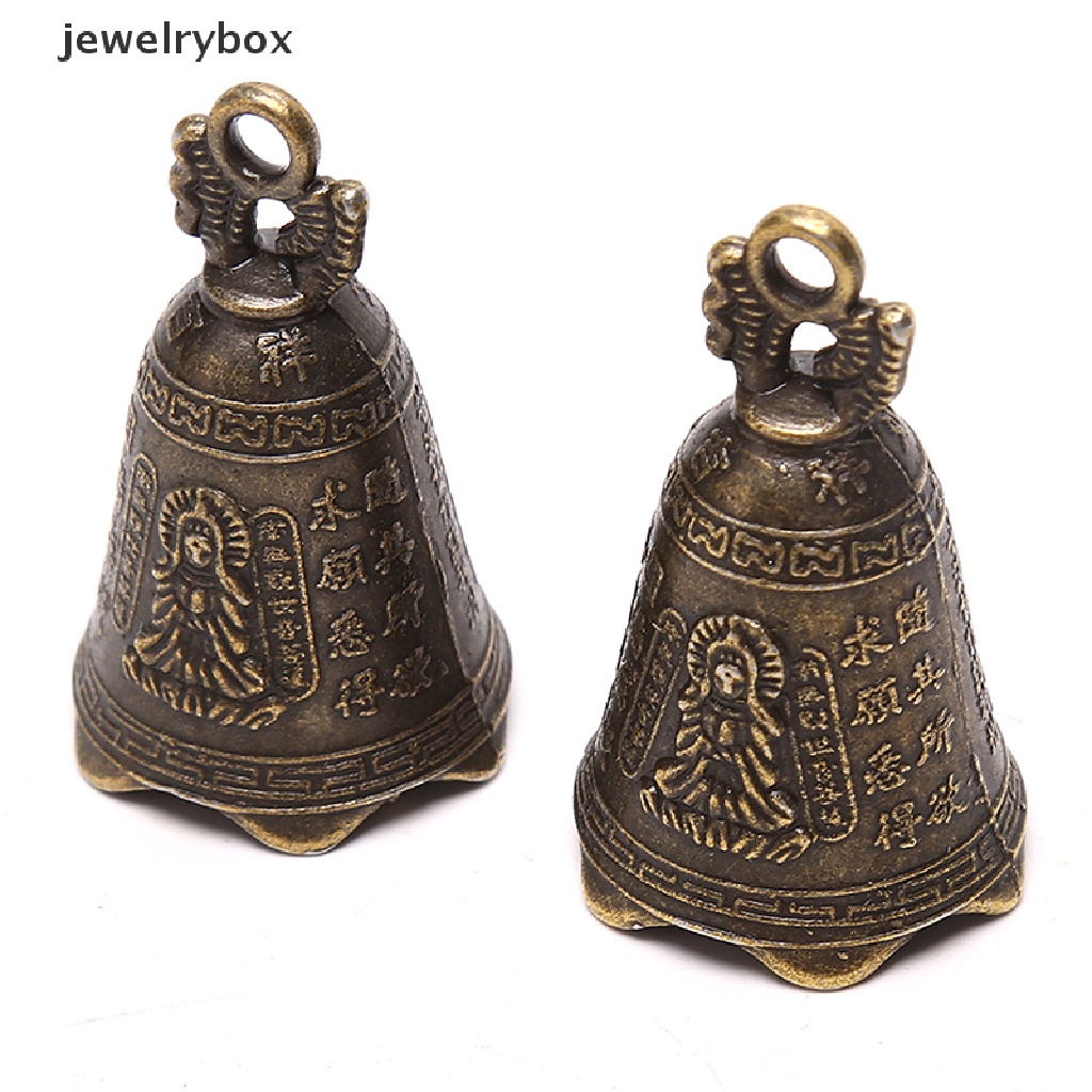 (jewelrybox) Lonceng Angin Mini Motif Ukir Buddha Guanyin Untuk Dekorasi DIY