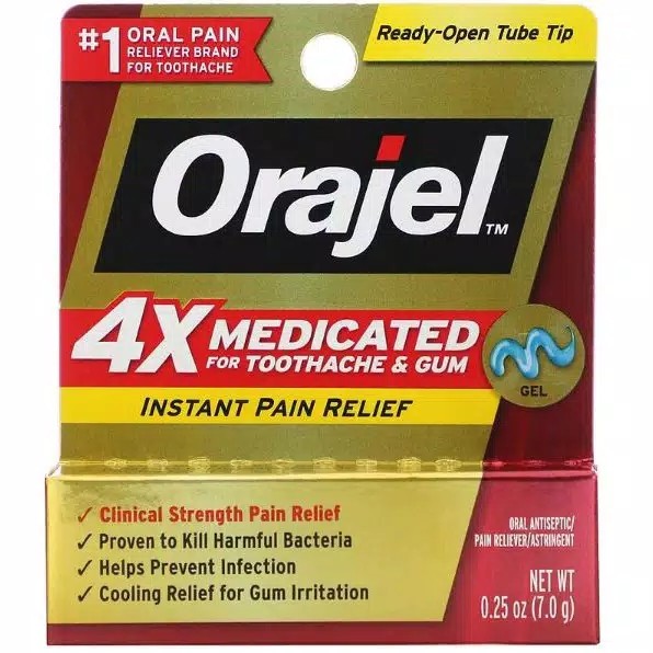 Orajel 4x Medicated Instant Pain