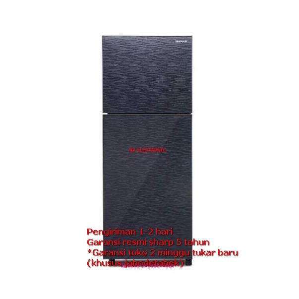 Kulkas Sharp SJ-246 XG Lemari Es 2 Pintu 205 liter 100 watt
