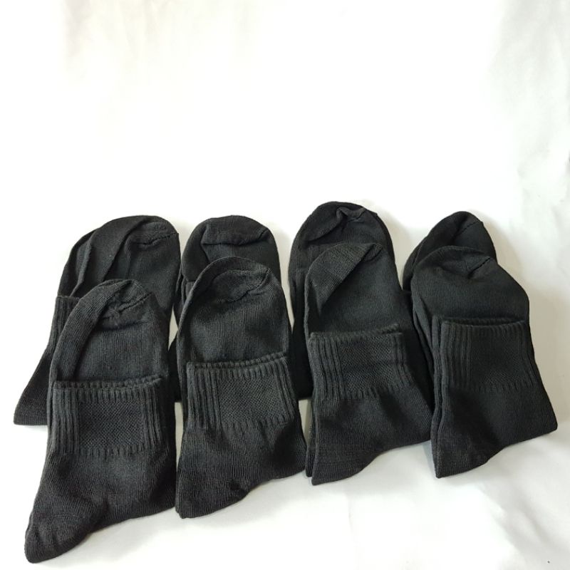 KAOS KAKI HITAM POLOS PENDEK UNISEX