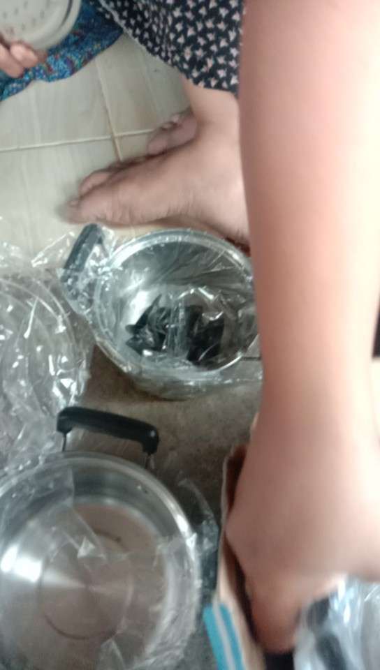 Panci High Grade Stainless Steel 5 Set Alat Masak Alat Dapur 5 Set Panci Tutup Kaca Tg3