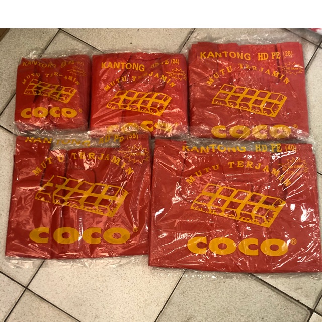 KANTONG KRESEK MERAH TEBAL “COCO”