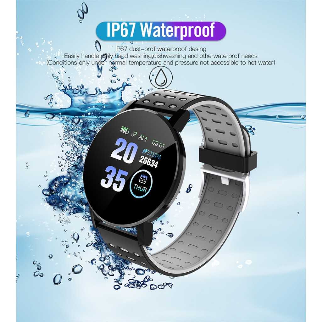 Smartwatch Sport Fitness Tracker Heart Rate Original SKMEI 119 Plus