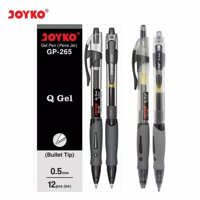 

Pulpen / Q Gel Pen Joyko 1 Box 12 Pcs