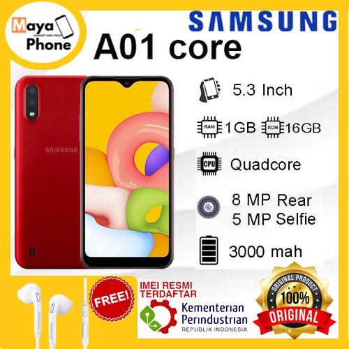 SAMSUNG GALAXY A01 CORE 2/32GB+1/16GB RESMi