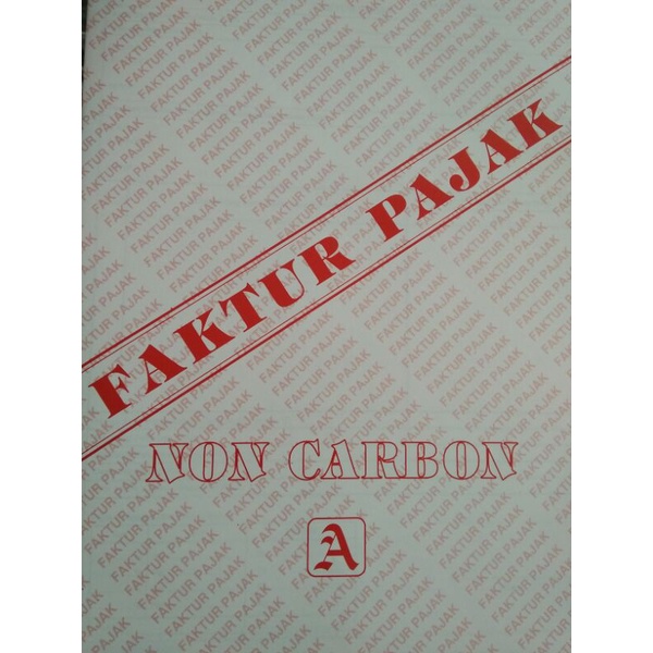 

Faktur pajak non carbon