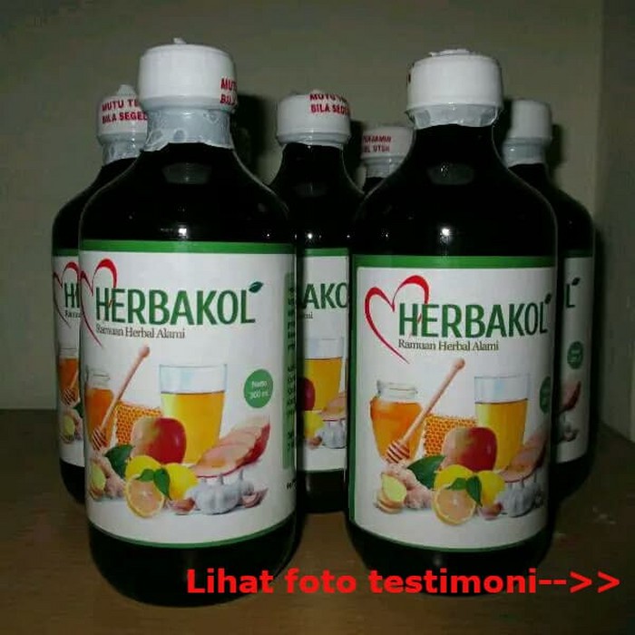 

Obat Herbal bawang putih jahe lemon cuka apel madu - HERBAKOL OB882
