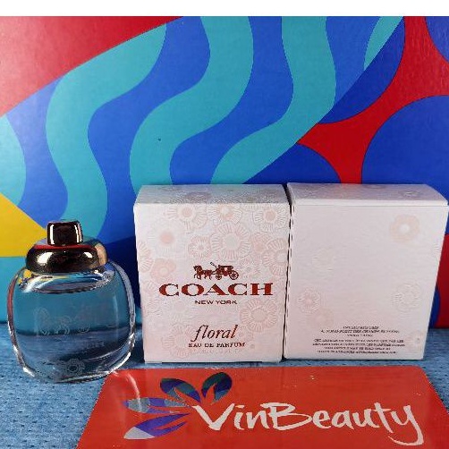 Miniatur Parfum OriginaL Coach New York Floral EDP 4.5 ml For Women Murah