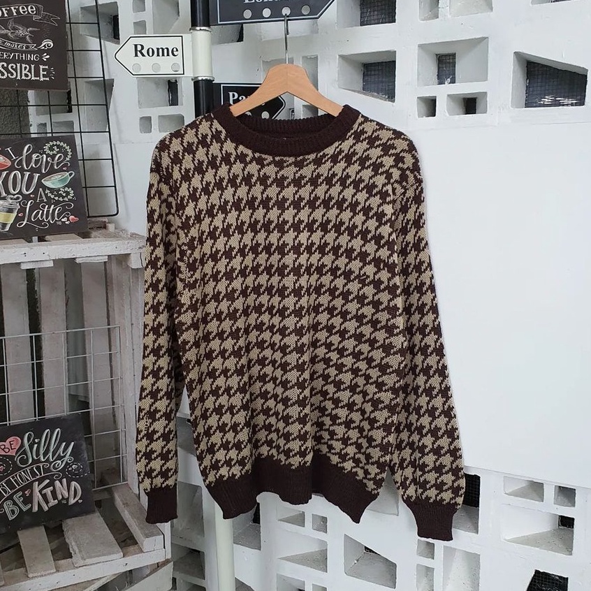 Sweater Outher Rajut Baju Atasan Wanita Kekinian Trendy