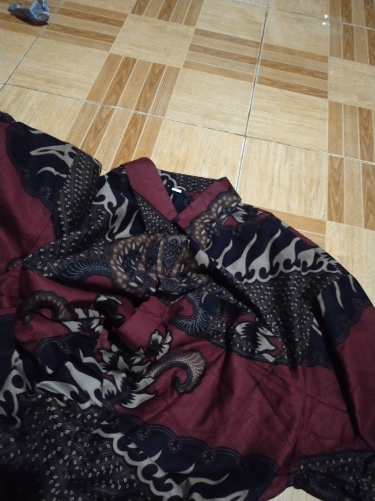 Size M L Xl Xxl Bswart Batik Hrb026 Kenongo Hem Pendek Padi Pekalongan M L Xl