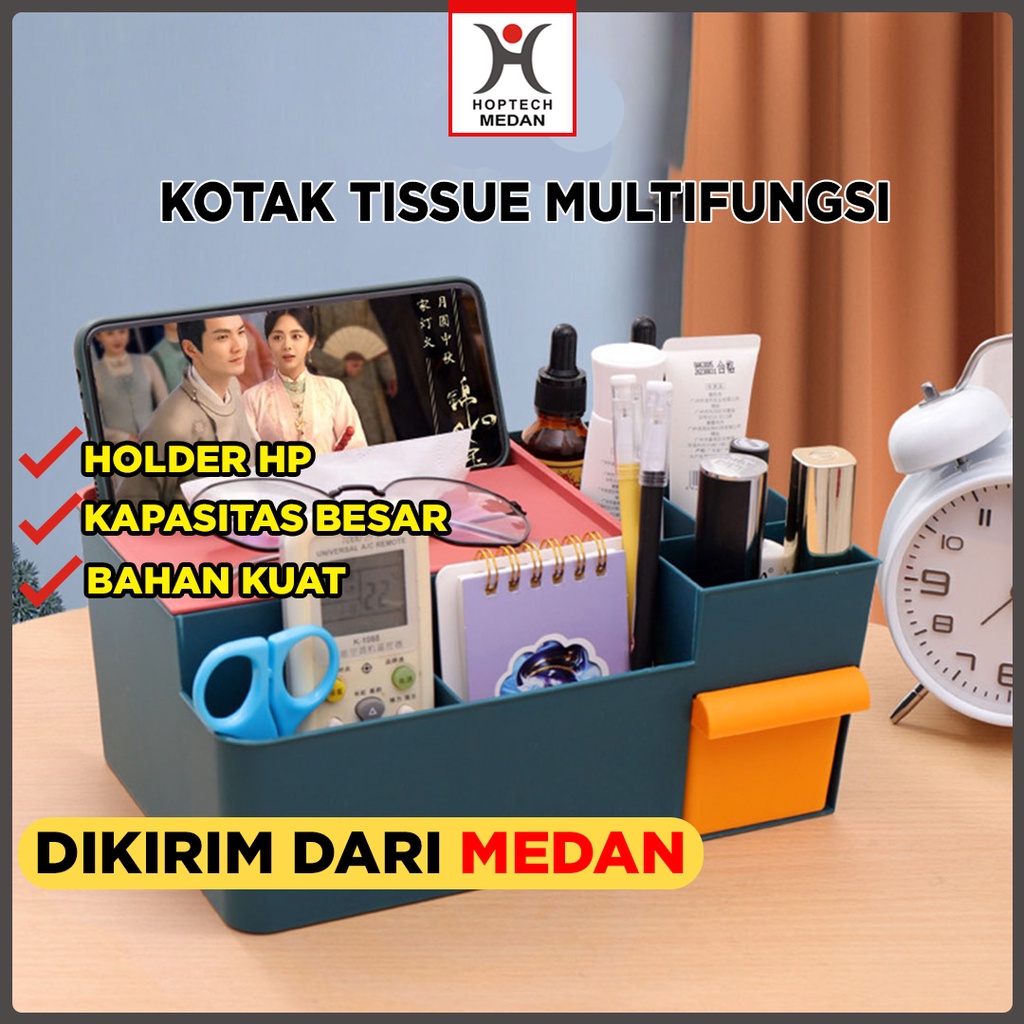 Kotak Tissue Serbaguna | Tissue Box |  Kotak Penyimpanan | Smartphone Holder |Tissue Box Multifungsi | Tisu