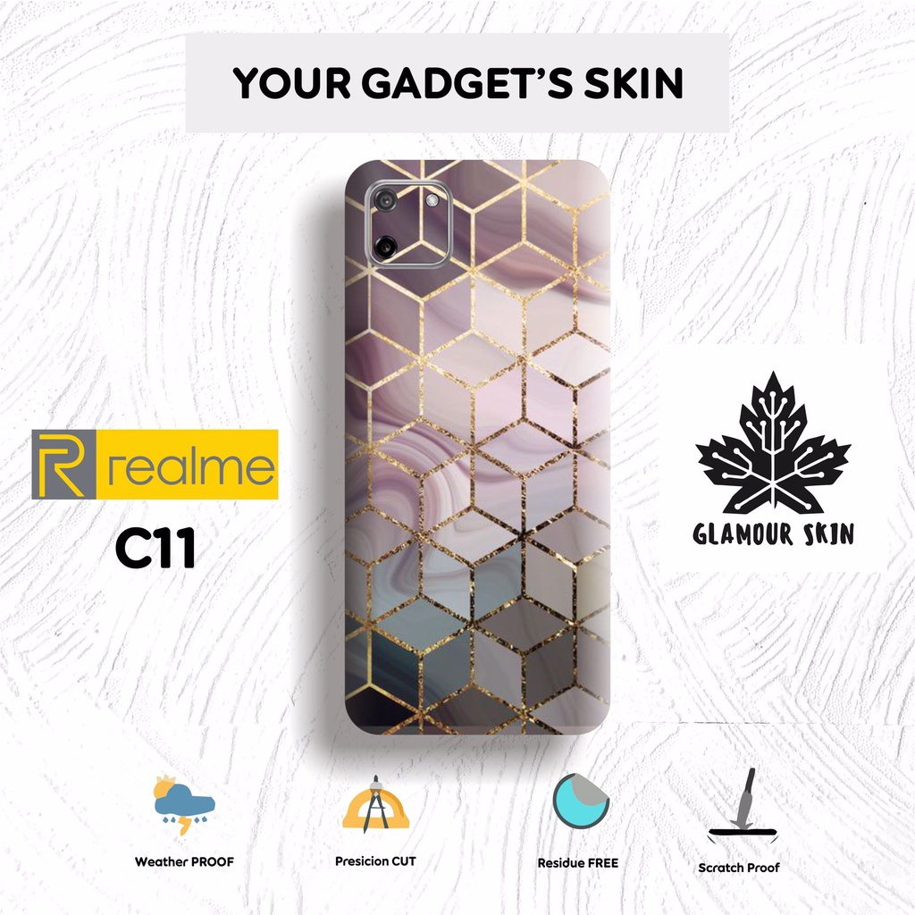 *2Pcs* REALME C11 Garskin Case/Stiker Protector Free Custom & COD