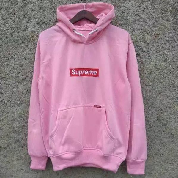 jaket supreme pink