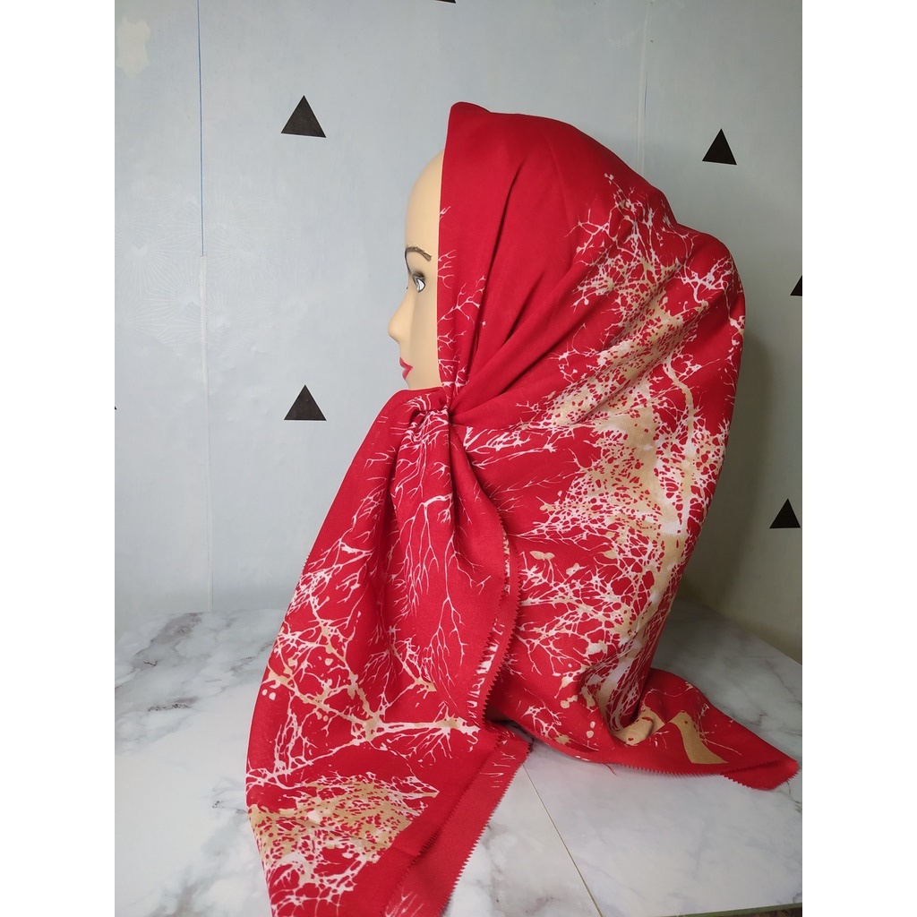 Hijab Denay/ Segiempat Denay/ Lasercut/ Denay/ Kerudung Motif Baru/ Jilbab Denay