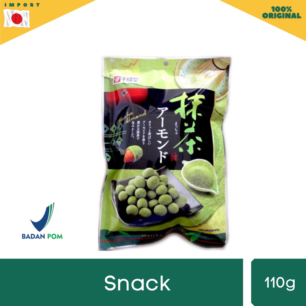 

Sennarido Matcha Almond 110gr Cemilan Kacang Jepang