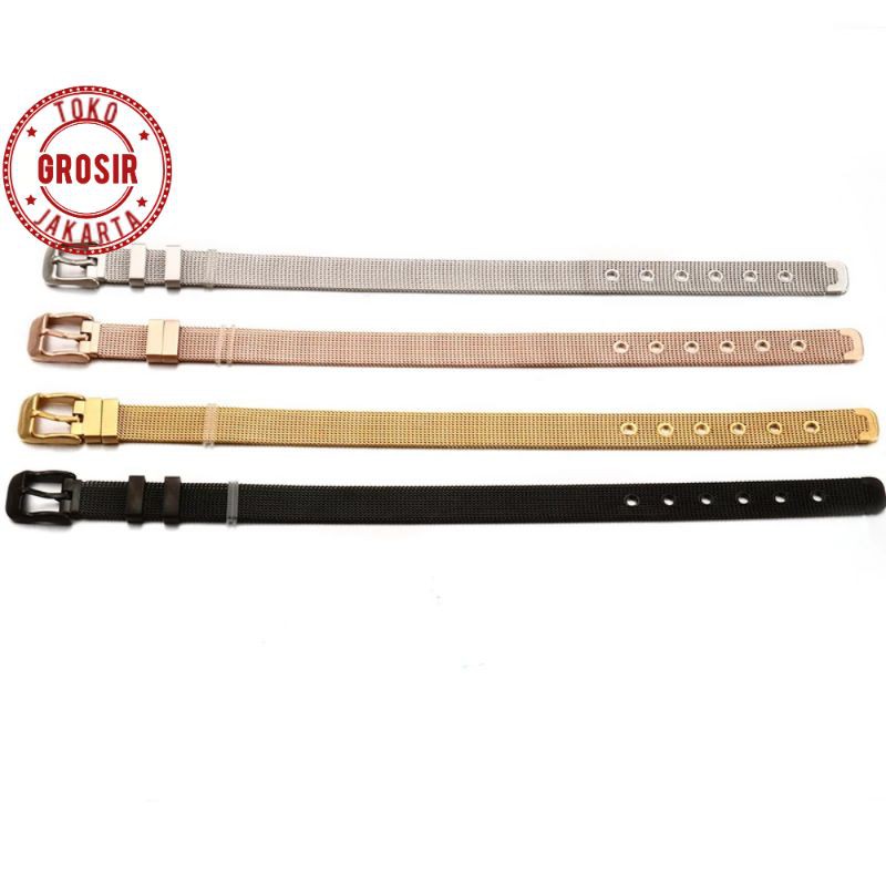 Gelang Gesper Titanium Waterproof Stainless Steel Gelang Sabuk Titanium