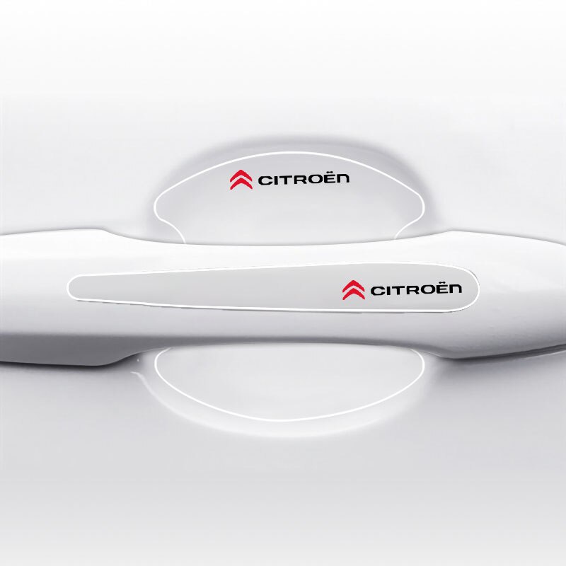 8pcs film Pelindung handle Mobil Transparan Untuk Citroen C1 C2 C3 C4 C5 C3 Picasso C-Elysee Jumper