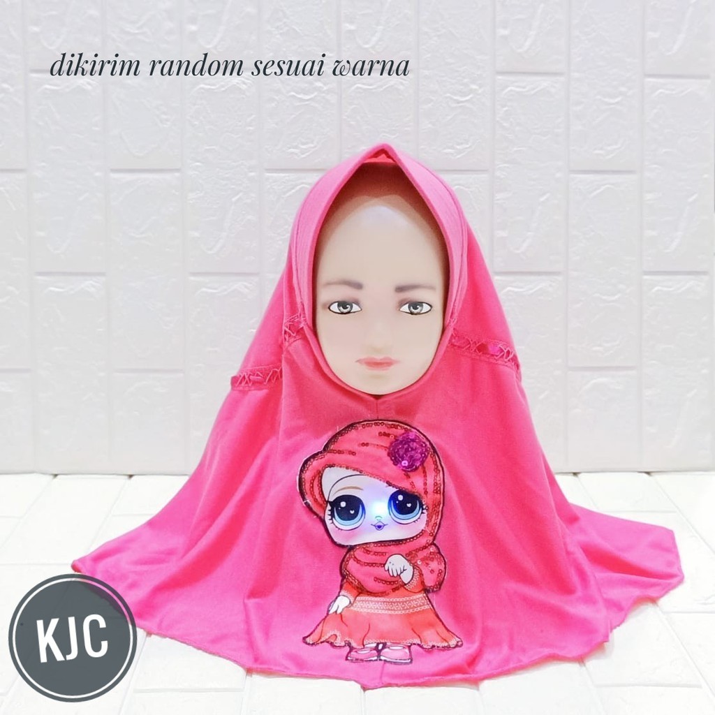 KIANJAYACOLLECTION89 - HIJAB JILBAB ANAK PEREMPUAN LED BISA NYALA LUCU PALING MURAH !!!