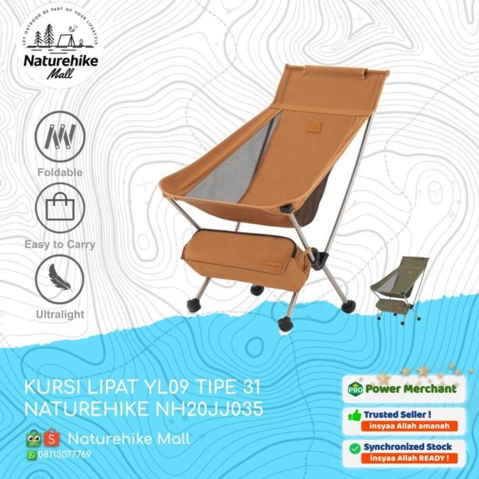 Promo KURSI LIPAT YL09 NATUREHIKE NH20JJ035 TIPE 31 CAMPING PORTABLE OUTDOOR silahkan order
