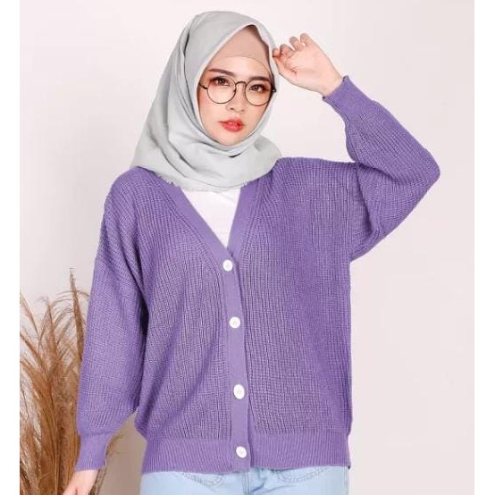 OUTWEAR RARA CARDIGAN RAJUT WANITA TEBAL-OUTER CARDY WANITA TERLARIS