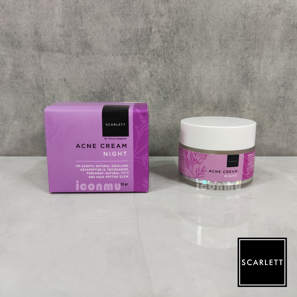 Scarlett Acne Night Cream