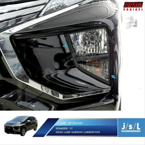 GARNISH LAMPU DEPAN MOBIL XPANDER FERRARI VARIASI