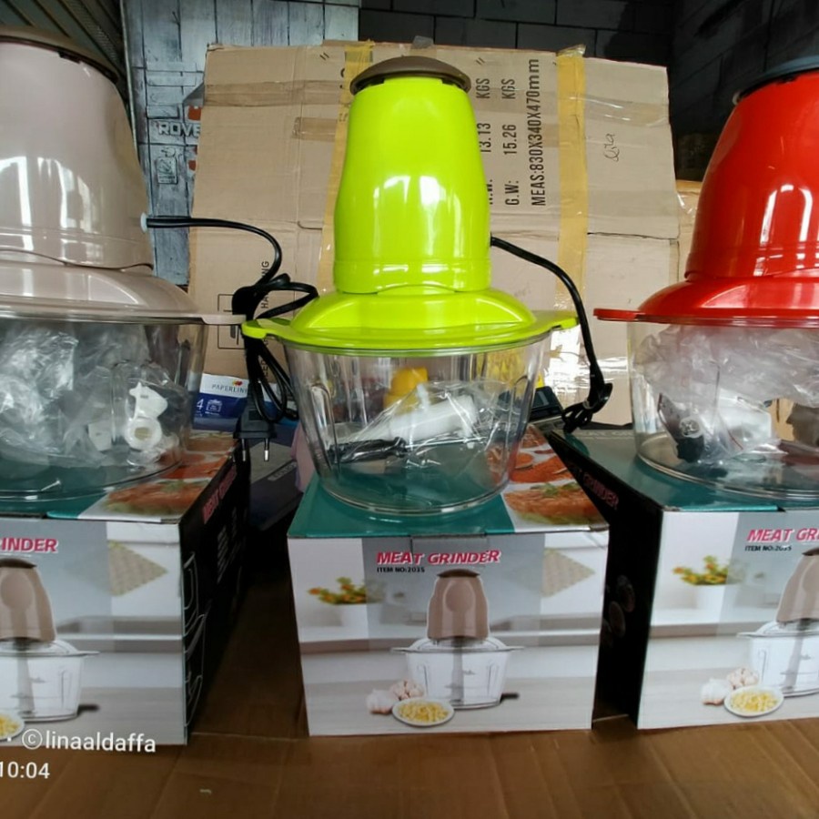 ✹✢Blender Daging Elektrik Meat Grinder Blender Serbaguna Gilingan Daging Chopper Blender Daging