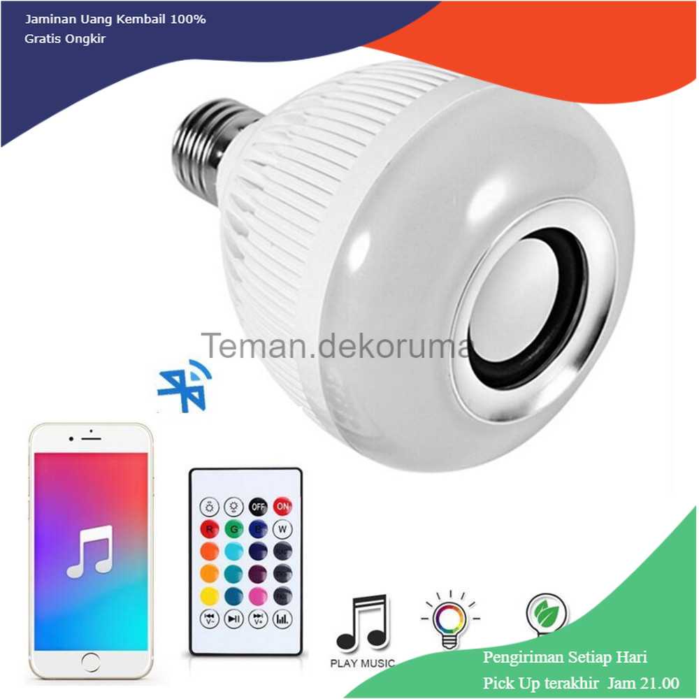 TD-DHA Bohlam LED RGB E27 6W with Bluetooth Speaker - WJ-L2