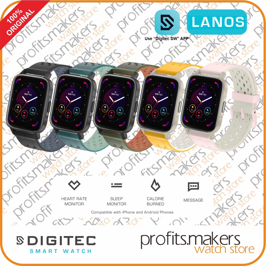 DIGITEC DG SW LANOS / DG-SW-LANOS Smart Watch Smartwatch ORIGINAL