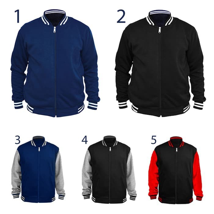 JAKET VARSITY BIG SIZE 2XL 3XL 4XL 5XL TERMURAH