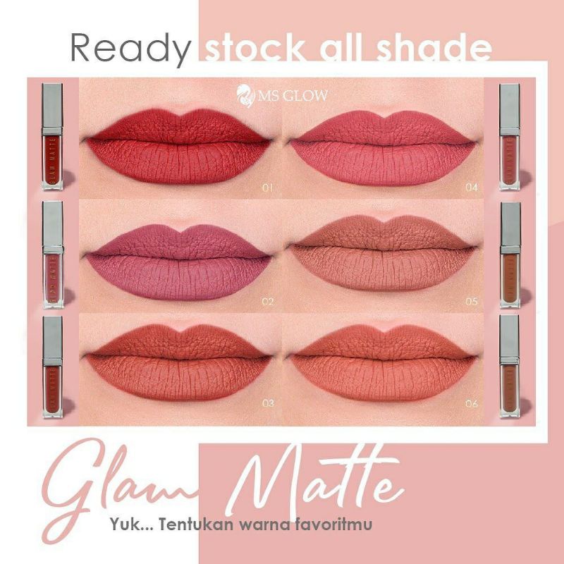 MS GLOW GLAM MATTE / GLAM MATTE LIPSTIK