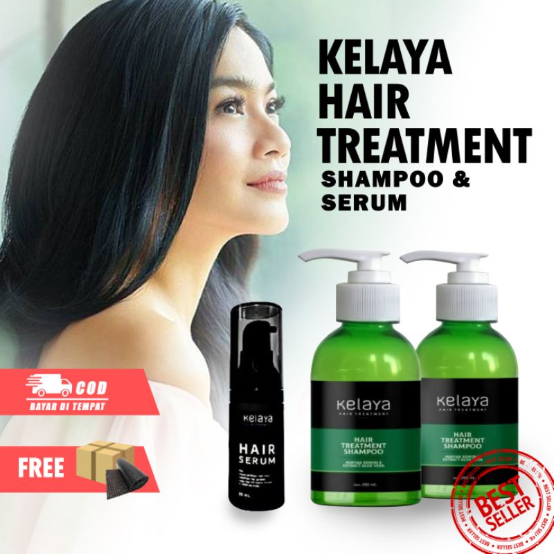 TERLARIS!!! SHAMPO KELAYA HAIR TREATMENT Kelaya Shampoo ORIGINAL Kelaya shampoo shampo kelaya penyubur penumbuh rambut rontok botak-1