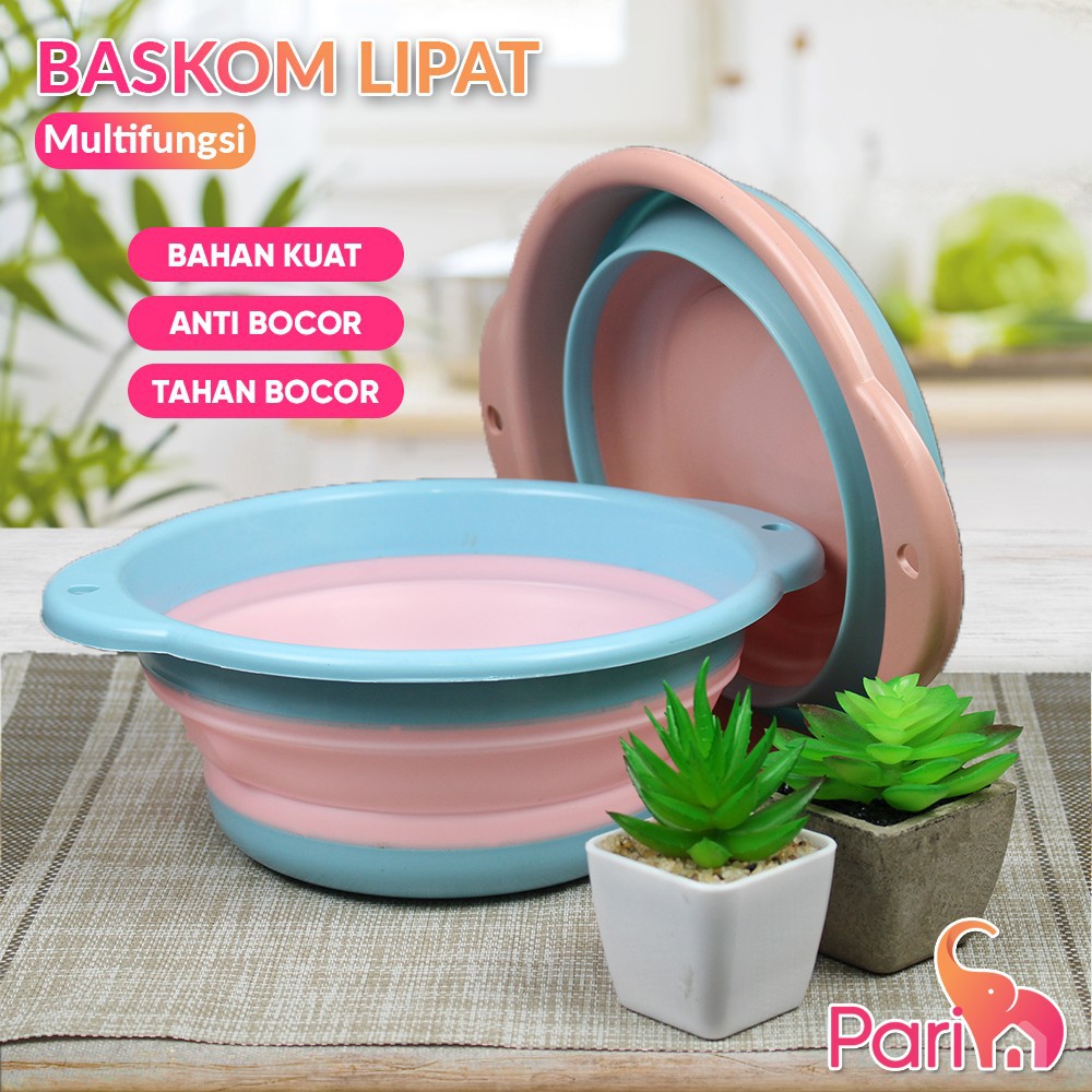 Baskom Lipat Multifungsi Foldable Wash Ember Portable