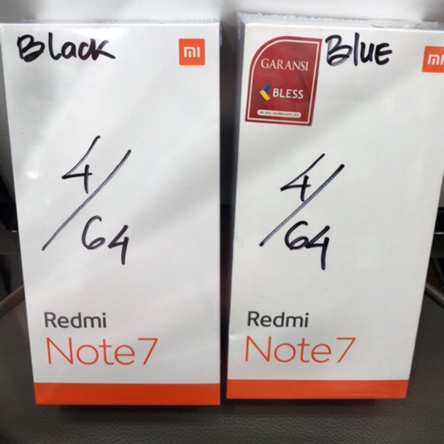 PROMO CUCI GUDANG HP Xiaomi redmi  note 7 ram 4/64 garansi distri global 1 tahun