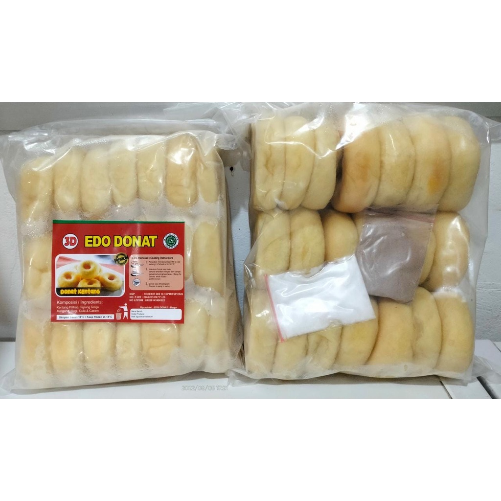 

DONAT KENTANG 3D ISI 20PC