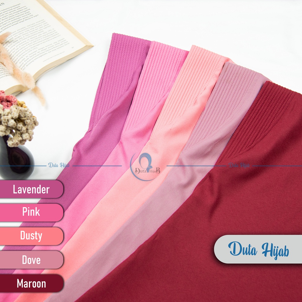 Jilbab instan / Hijab bergo maryam SIMPLE PAD JUMBO L murah (TANPA TALI)-4